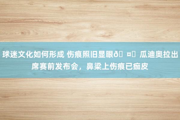 球迷文化如何形成 伤痕照旧显眼🤕瓜迪奥拉出席赛前发布会，鼻梁上伤痕已痂皮