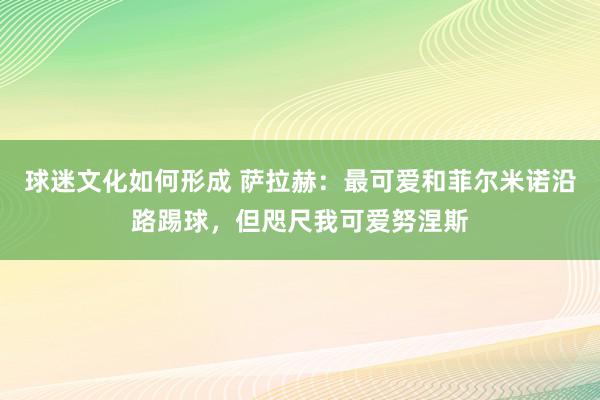 球迷文化如何形成 萨拉赫：最可爱和菲尔米诺沿路踢球，但咫尺我可爱努涅斯